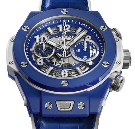 hublot blue watch price|big bang blue sapphire.